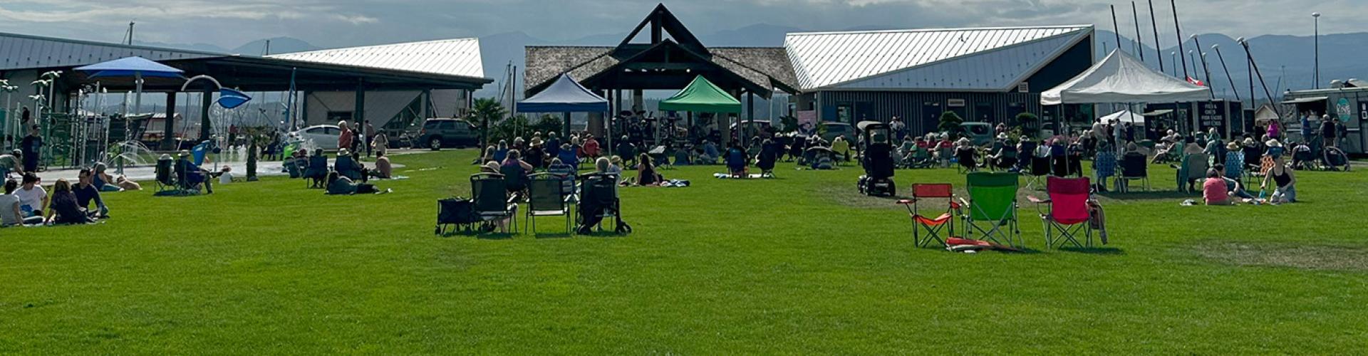 Summer at Comox Marina Park