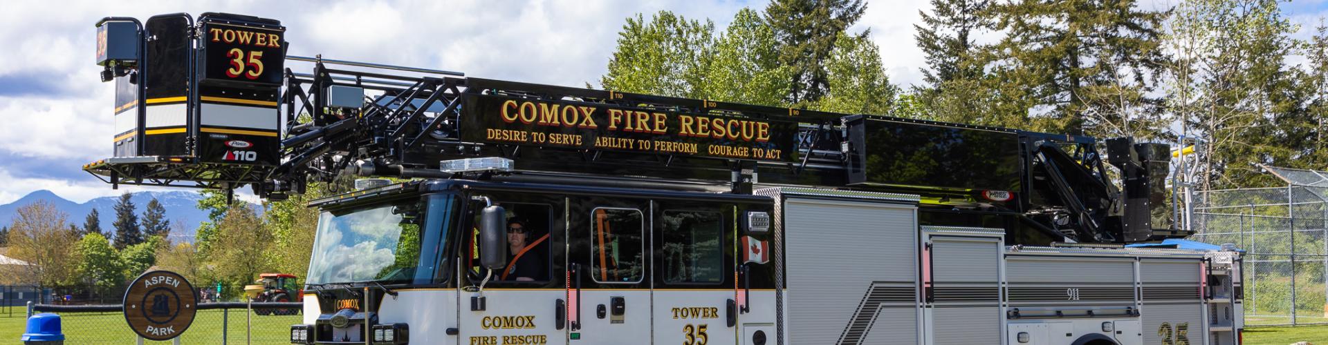 Comox Fire Rescue Truck