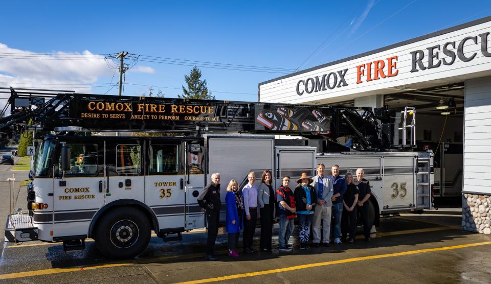 KFN Artwork on Fire Truck 